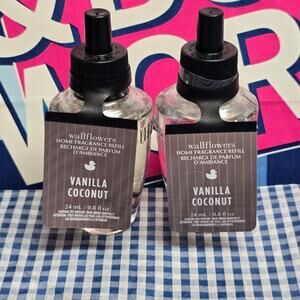 BBW Vanilla Coconut Wallflower Fragrance Refill Set